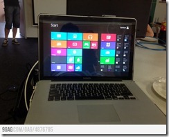 Windows 8 auf einem Mac
